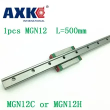 Rail de guidage linéaire de 12mm Mgn12 L = 500mm + chariot linéaire Long Mgn12c ou Mgn12h pour axe Cnc X Y Z
