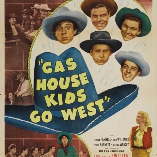 Gas House Kids Go West Movie Poster (11 x 17)