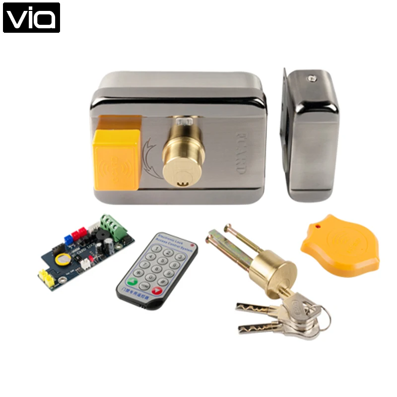 

FCL-988M Direct Factory Offline Encrypted IC Card Anti-theft Locks, One Exit Button Input Port, One RS485 Communication Port