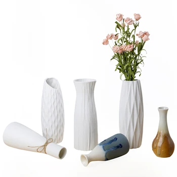 

Modern Fashion Porcelain Ceramic Flower Vase Room Study Hallway Home Wedding Decoration / Gift