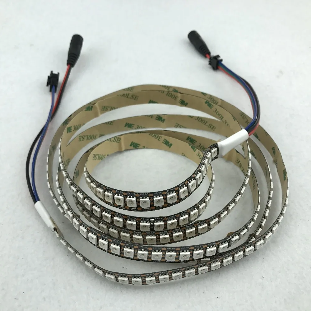 WS2815 DC12V адресная полноцветная светодиодная лента RGB 5050 144 светодиодный s/m2 м Не