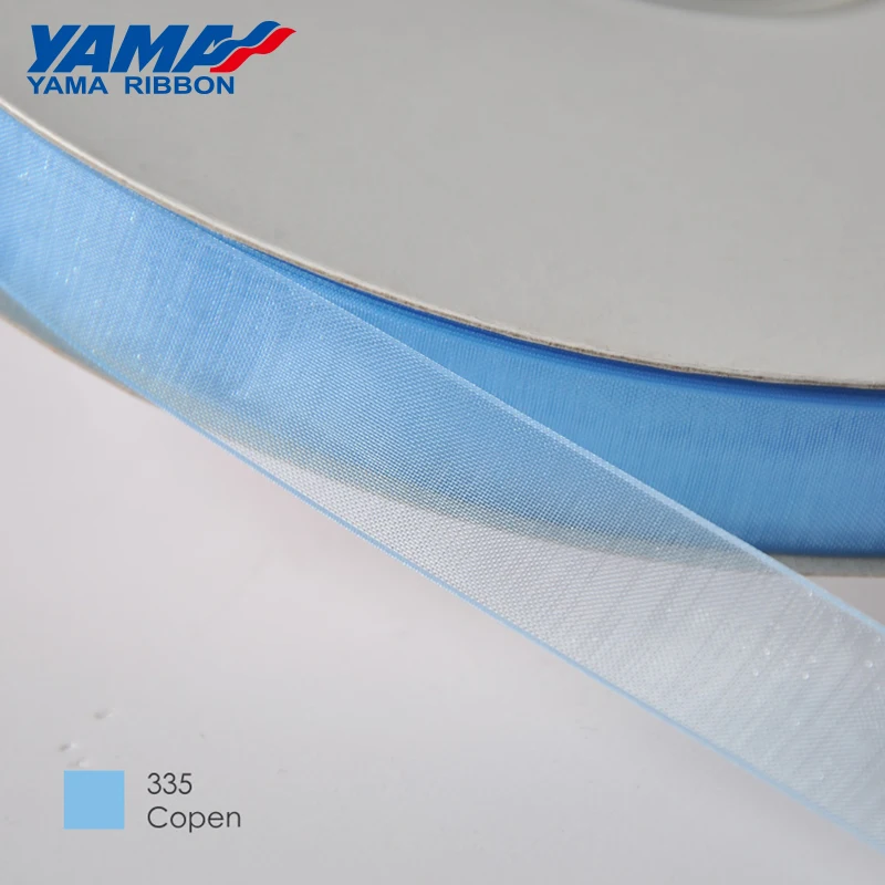 

YAMA Ribbons Solid Color Sheer Organza Silk Ribbon 9 13 16 19 mm Blue Purple for Packing Craft Wedding Party 200yards/roll