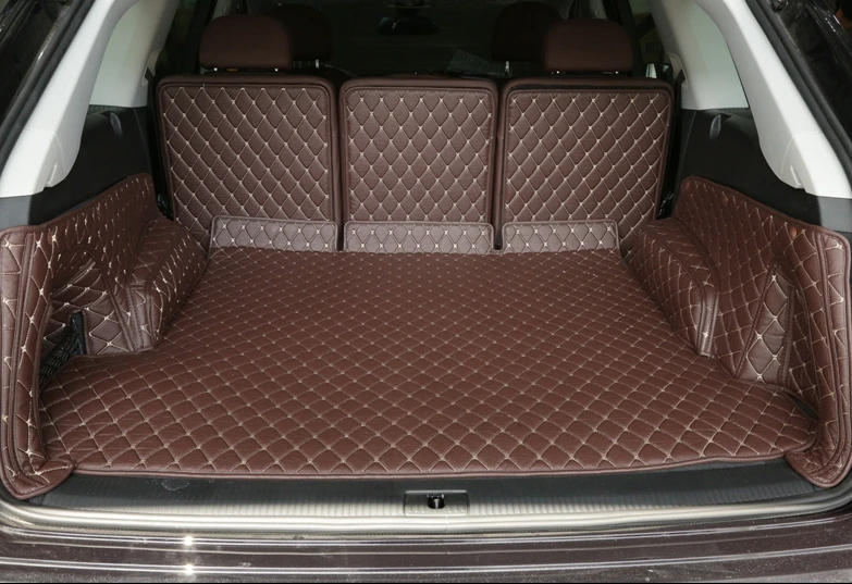 

High quality! Special car trunk mats for Audi Q7 2018-2016 7seats waterproof boot carpets cargo liner for Q7 2017,Free shipping