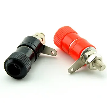 

Terminal Blocks JS-910B 4mm Amplifier Terminal Connector Binding Post Banana Plug Jack Mount