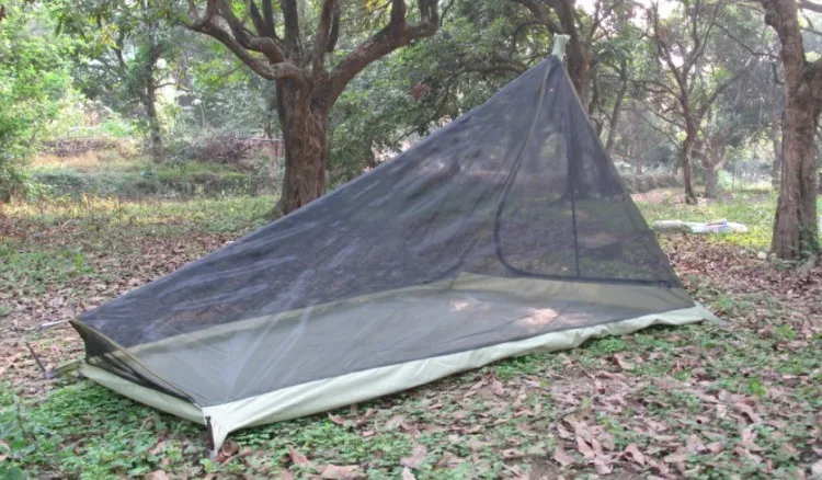 Ultra-leve Gramas! Trapezoidal Única Tenda Gaze - Verão Mosquito 592 1-2persons 2 Esporte e Lazer