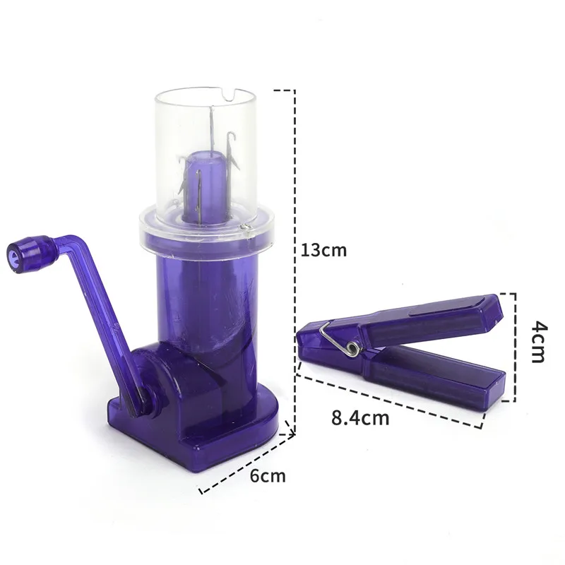 Goedkoop Creatieve handbediende Verfraaien Breien Breien Machine Spool Knitter Verfraaien Craft Armband Weave Tool DIY Spool Knitter Craft