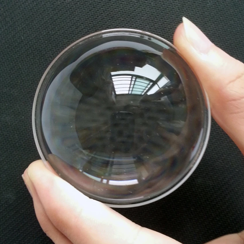 Diameter 63mm Height 12.6mm High Power Led optical lenses Transparent