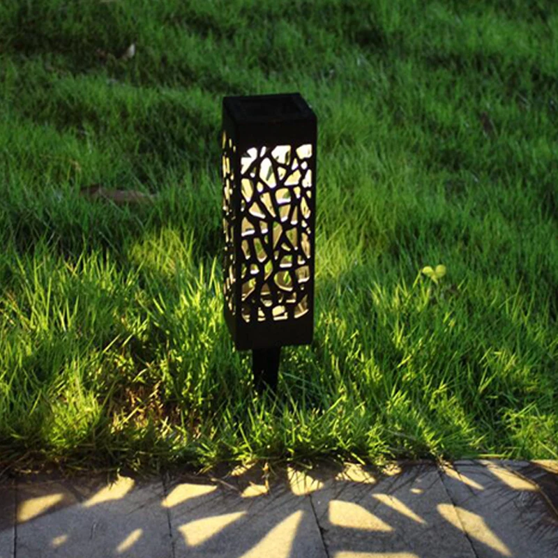 Led Solar Light BulbOutdoor Solar Light Waterproof Hollow LightSolar Lamp Outdoor Solar Led Garden Decking Yard Lawn Sun light (13)