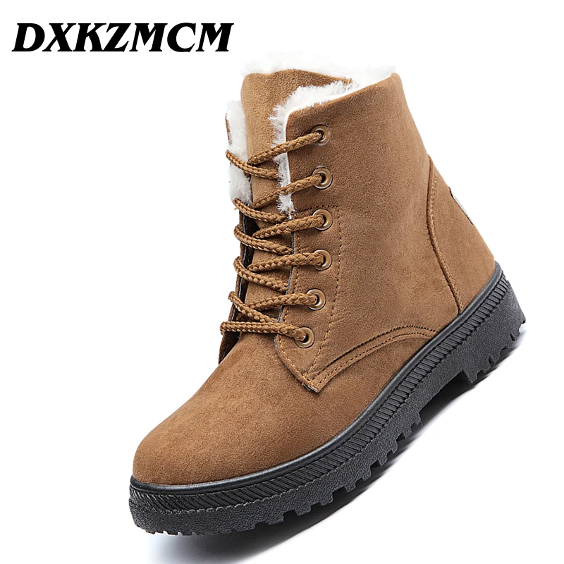 

DXKZMCM Women Boots 2018 Women Winter Boots Warm Snow Boots Fashion Ankle Boots For Women Shoes
