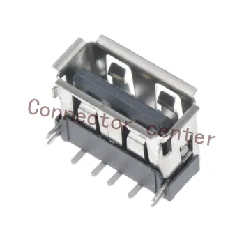 

High Quality USB Connector standard 2.0 4Pin A Type Right Angle Short Type USB Jack