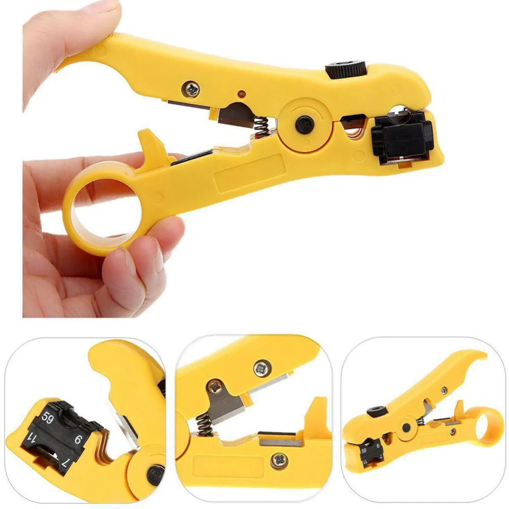 

MT-505 Automatic Stripping Pliers Wire Stripper Cable Wire Cutter Crimping Nippers Electrician Tool Cut Line Pocket Multitool B4