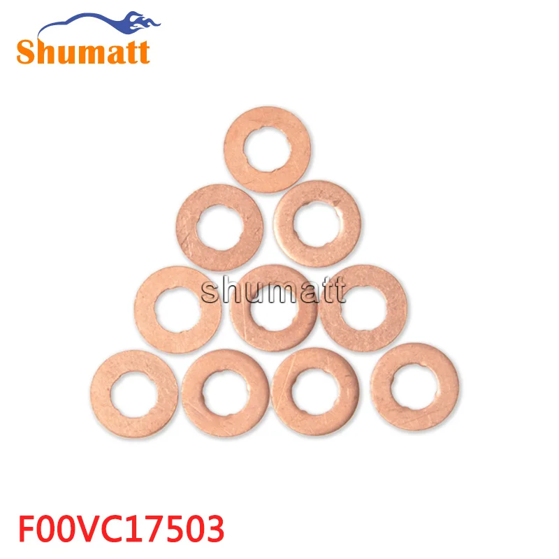 SHUMAT F00VC17503 инжекторные медные кольца шайба прокладки F 00V C17 503 7. 7x15.1x1. 5 (мм) толщина 1