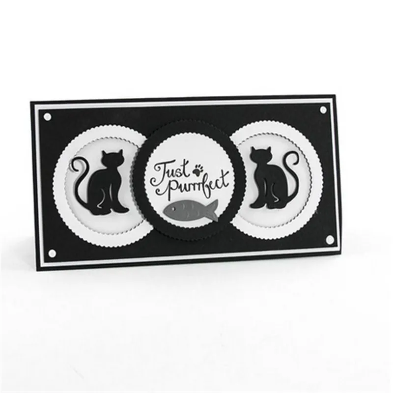 Love Cats Animal Fame Dies новинка 2019 металлические режущие штампы для скрапбукинга на День