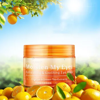 

Hot Eye Mask Anti Wrinkle Ageless Sleep Mask eye Patch Eye Patches Dark Circle Orange Face Eyes Care Mask