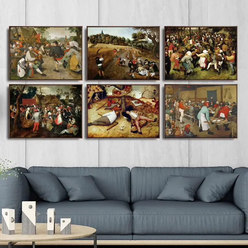 

Home Decoration Art Wall Pictures Fro Living Room Poster Print Canvas Paintings Netherlandish Pieter Brueghel The Elder 3