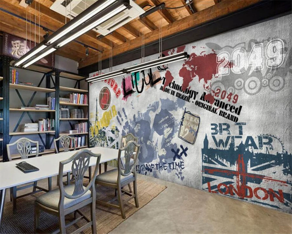 Beibehang Personalizado Papel De Parede Sala De Estar Fundo Quarto ~ Papel De Parede Grafite Para Quarto Beibehang Personalizado Papel De Parede Sala De Estar Fundo Quarto ~ Papel De Parede Grafite Para Quarto