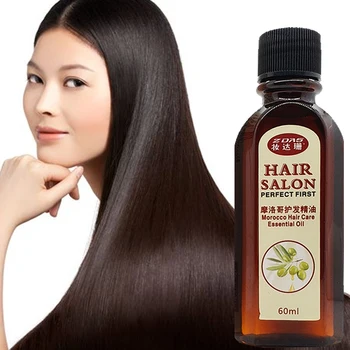 

Brand Multi-functional Hair & Scalp Treatments Hair Care Moroccan Pure Argan Oil Hair Essential Oil For Dry Hair Types 60ml 2pcs