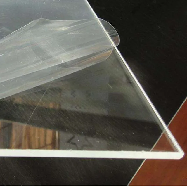 2X100X100 papan Akrilik  Transparan Kaca  Organik DIY Model 