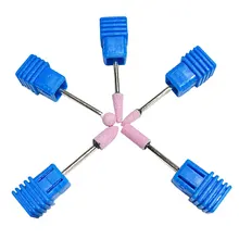 Горячая 1 шт. розовые цвета керамические каменные сверла для ногтей инструменты для дизайна ногтей Электрический Маникюрный станок аксессуары резак пилки для ногтей