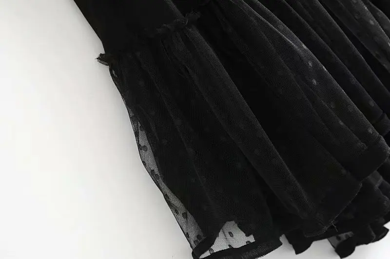 Женское летнее платье из полиэстера, черное кружевное платье с глубоким v-образным вырезом и лямкой через шею, MS, летние сексуальные вечерние платья