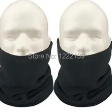 Многоцелевой черный флис Средства ухода за кожей Шеи теплое уха Теплее Уход за кожей лица Шапка-бини один Слои Дизайн