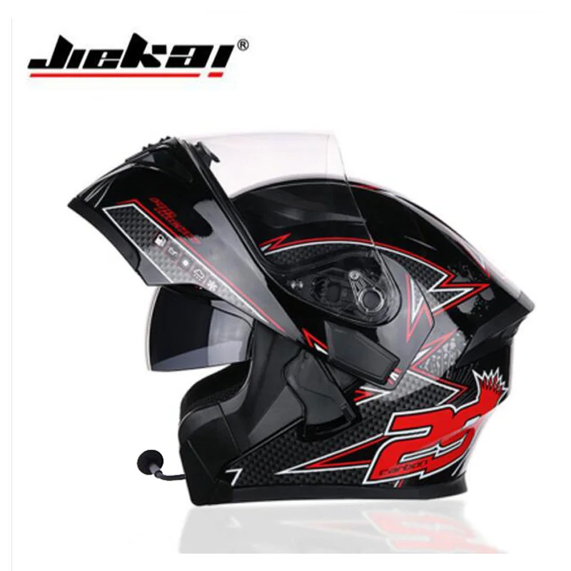 2018 New Knight equipment JIEKAI Open Face Motorcycle Helmet Flip Up