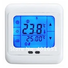 Программируемый 24 В LCD Сенсорный Дом/Номер Теплые Полы Термостат 3A