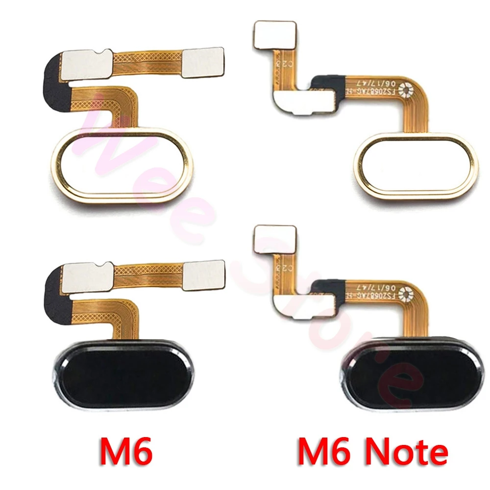 

Back Home Button Fingerprint Sensor Flex Cable For Meizu M6 Note Original Phone Repair Parts