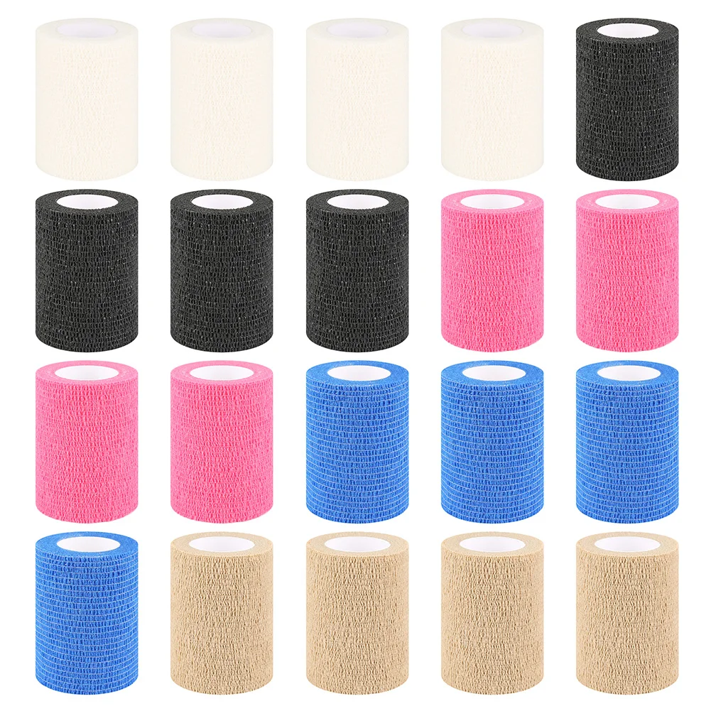 

7.5CM*5M Colourful Emergency Self-Adhesive Elastic Soft Clean Bandage First Aid Medical Healthy Care Treatment Gauze Tape