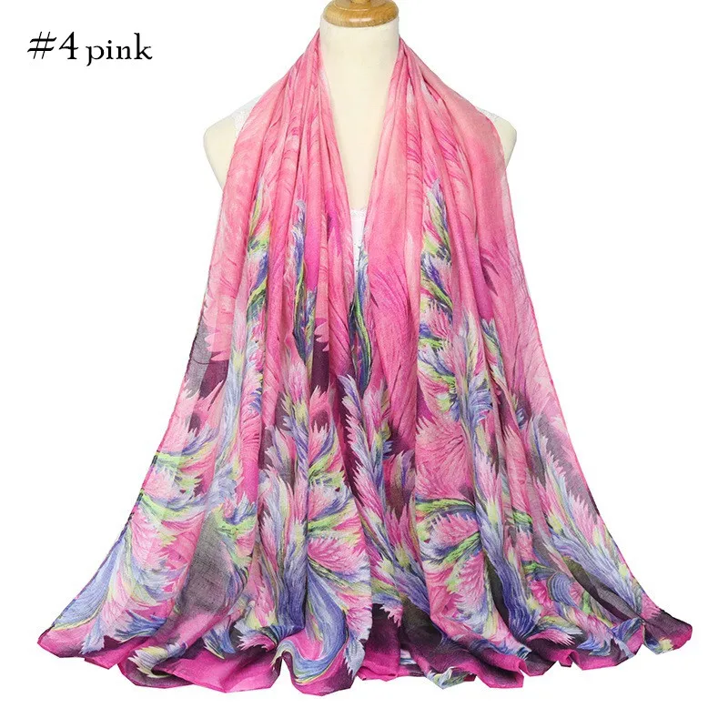 Qiudong комплект детской одежды в винтажном стиле; в этническом стиле; шарф balinis цветок кораллового цвета постепенно Обесцвеченный шарф леди байба хлопок shawl10pcs - Цвет: Number 4 colors
