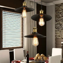 Modern Art Deco negro 3 cabeza luces pendientes lámpara cable de hierro loft minimalista led Maestro dormitorio cocina bar Salón cafetería del Hotel Habitación