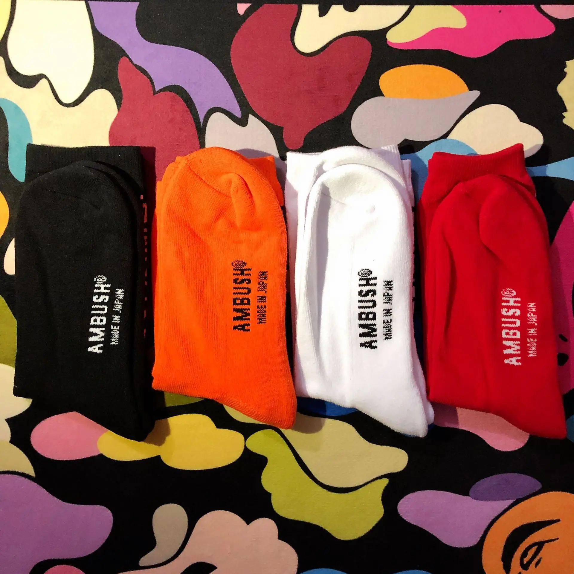 Новые носки с лого команды в стиле хип-хоп для мужчин и женщин, подарок на каждый день, хлопок, скейтборд, высокий уличный Харадзюку, разные