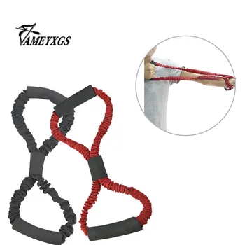 

1Pcs 10 lbs - 30 lbs Archery Training Rope Black Red Practice Archery Posture Enhance Arm Strength