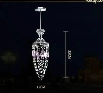 Светодиодный K9 Современная хрустальная люстра освещение G4 Led Ac110v-256v прозрачный Colorceiling лампа Лофт Стиль Потолочная люстра - Цвет корпуса: Single head