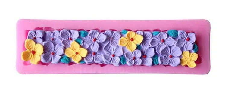 Lace silicone mold 4 j