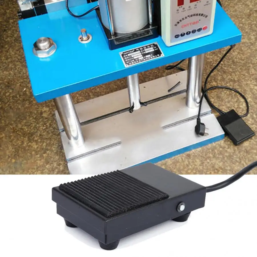AC380V 220V TFS-1 Iron Shell Foot Control Pedal Switch Footswitch with 2 Meters Cable Suitable for stamping equipment medical |