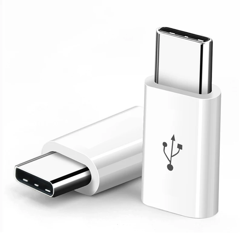 USB Type C к адаптеру MicroUSB для Samsung Huawei Xiaomi Android мобильный телефон iPhone XR XS 5S 6S 7 8 Plus