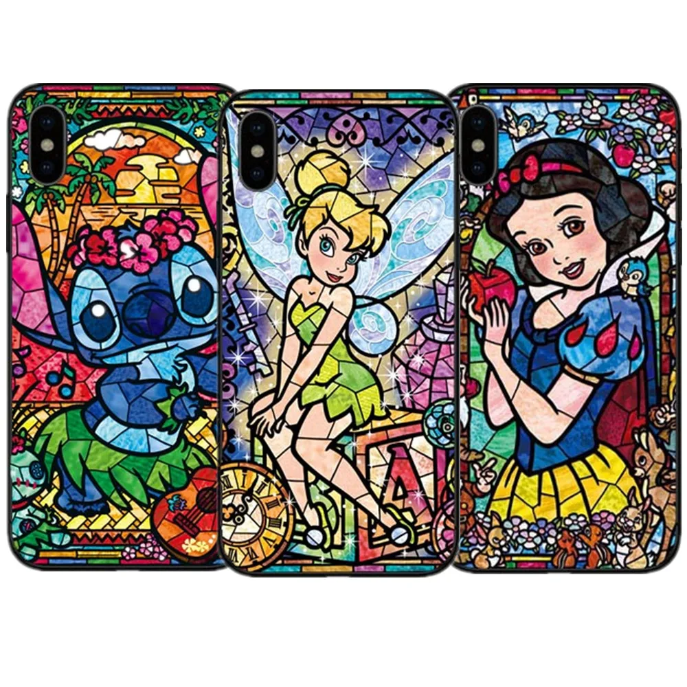 

Pooh fairy tale stained Alice Luxury TPU Rubber Phone Case Cover for iPhone 6 6S Plus X 5 5S SE 7 7Plus 8 8 Plus XR XS MAX Xs