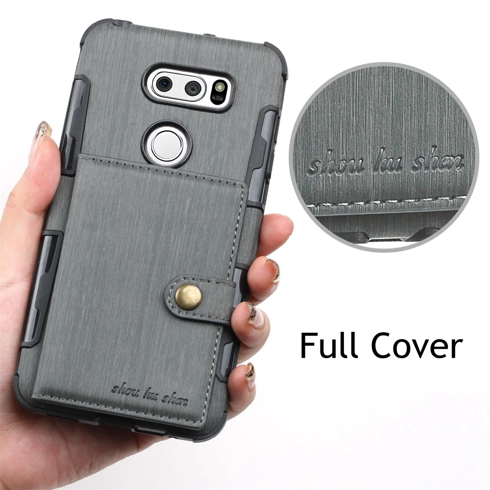 

PU Leather Wallet Case For Moto E4 G4 plus LGV30 Luxury Magnet Anti-fall Shockproof Back Cover For Moto G5s G5 plus G5plus Cases