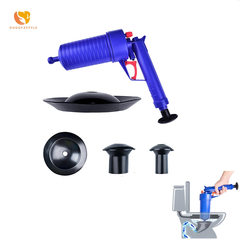 

High Pressure Powerful Air Power Drain Blaster Gun Manual Sink Plunger Opener Drain Cleaner Pump for Bath Toilets