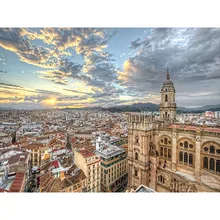 Утренний светильник, ручная работа, краски, высокое качество, холст, красивая краска по номерам, сюрприз, подарок, большое свершение