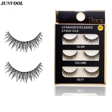 Накладные ресницы с крестиком, 30 пар, для женщин, новинка, заточенные, накладные ресницы, длинные, толстые, макияж, красивые, накладные ресницы, вечерние