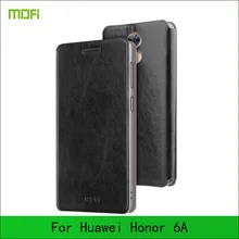 Для Huawei Honor 6A случае MOFI Флип кожаный чехол для Huawei Honor 6A чехол телефона