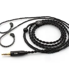 AK TRN 6 Core Модернизированный посеребренный медный кабель MMCX/2pin наушники 3,5 мм разъем/Штекер кабель обновления для TRN X6/IM2/IM1/V80/V30V90