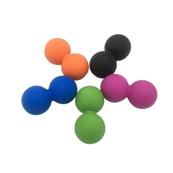 

1 PC Lacrosse Fitness Double balls Peanut Therapy Yoga Gym Relaxing Exercise Yoga BallS Release Muscle To Keep Fit