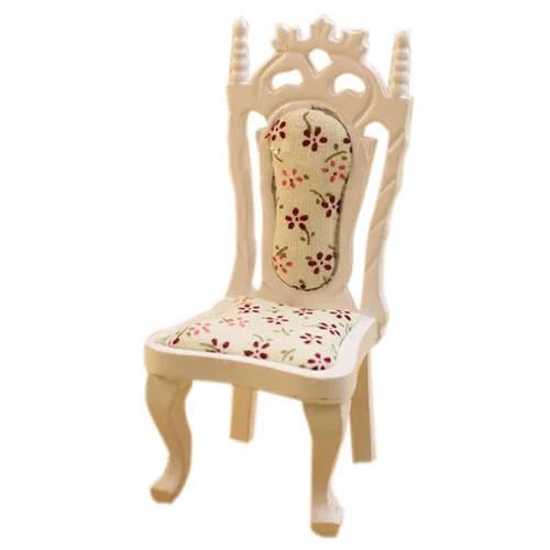 Cheap ABWE 1/12 Dollhouse Miniature Vintage Furniture Living Room Chair White