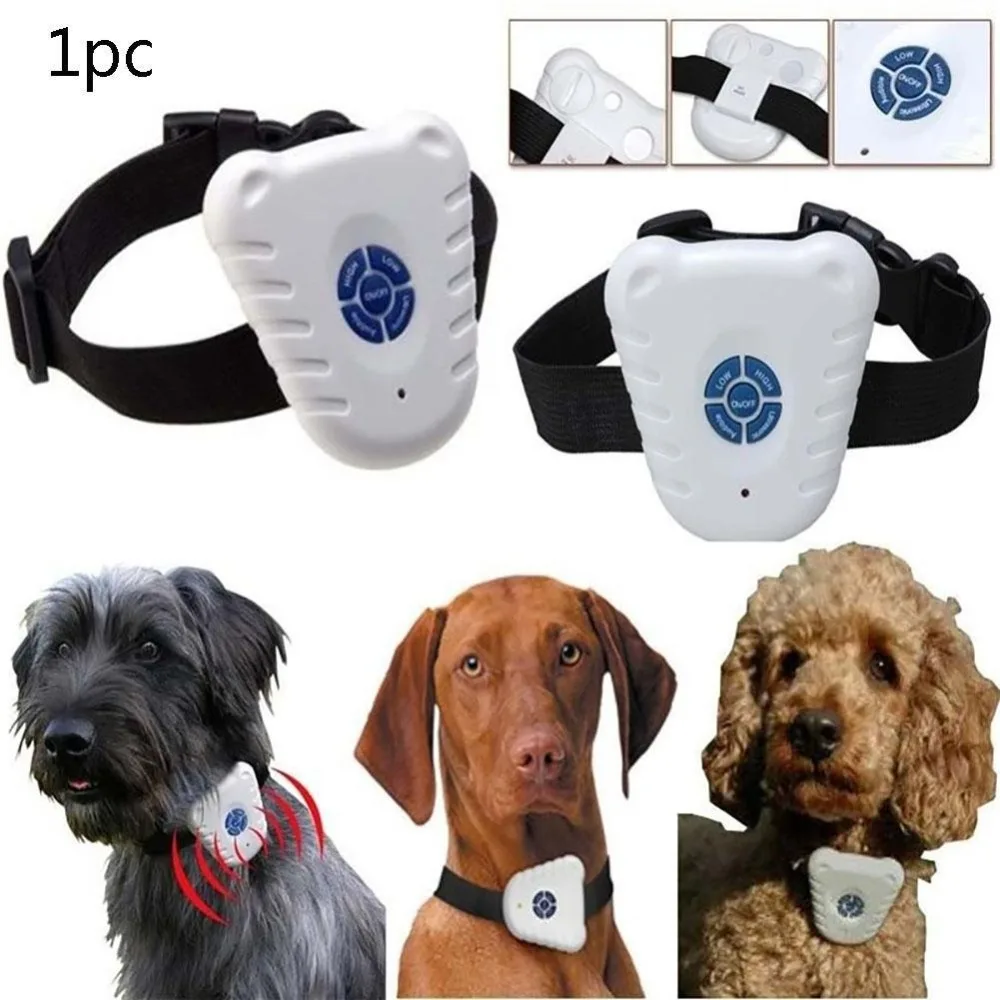 Ultrasonic No Anti Barking Collars for Pets Dogs Repeller Stop Bark Control Collar Training Trainer Device Supplies Tool | Дом и сад