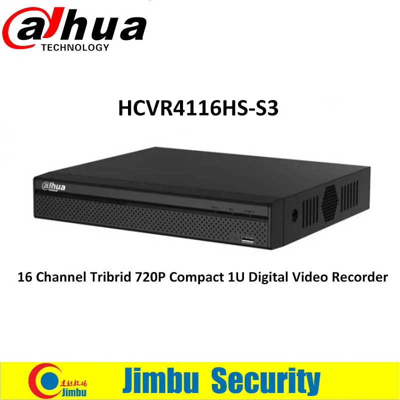 Dahua 16CH Tribrid 720 P компактный 1U цифрового видео Регистраторы HCVR4116HS-S3 H.264 +/H.264 Поддержка HDCVI/аналоговый/ IP видео вход