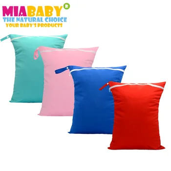 

Miababy diaper bag, wetbag with buklet 42*50