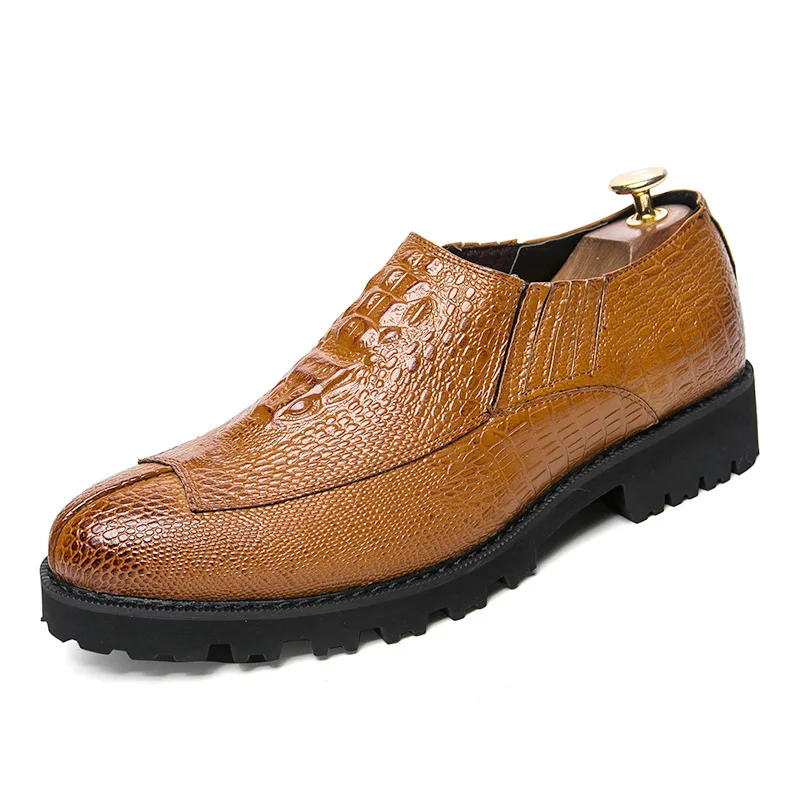designer snake skin leather men shoes italian luxury brand fish platform party male footwear wedding dress oxford shoes for men (47)